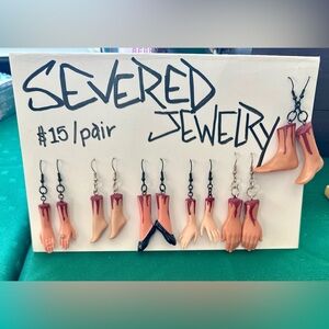 Severed Earring Jewelry.